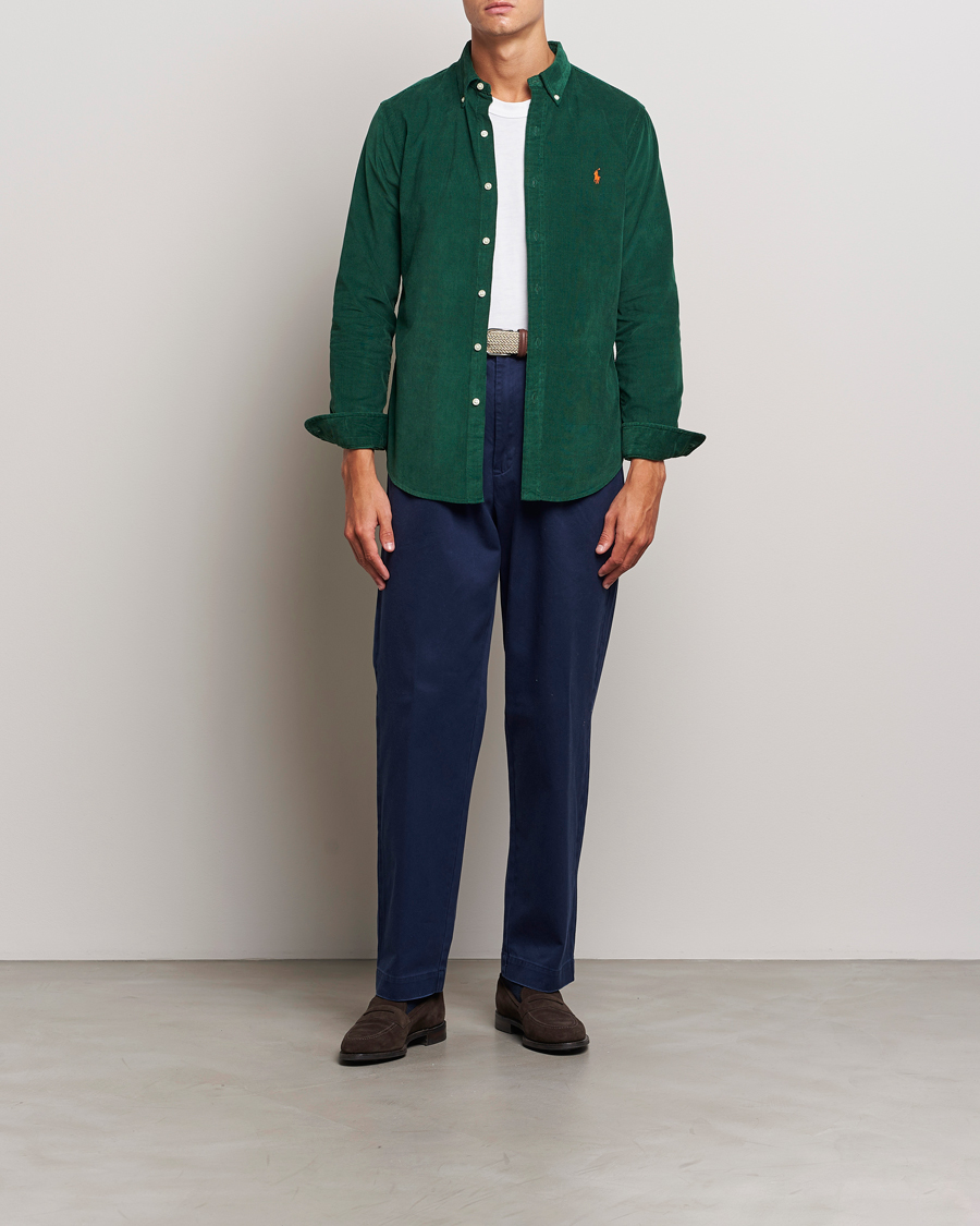 Homme | Chemises | Polo Ralph Lauren | Slim Fit Corduroy Shirt Vintage Pine