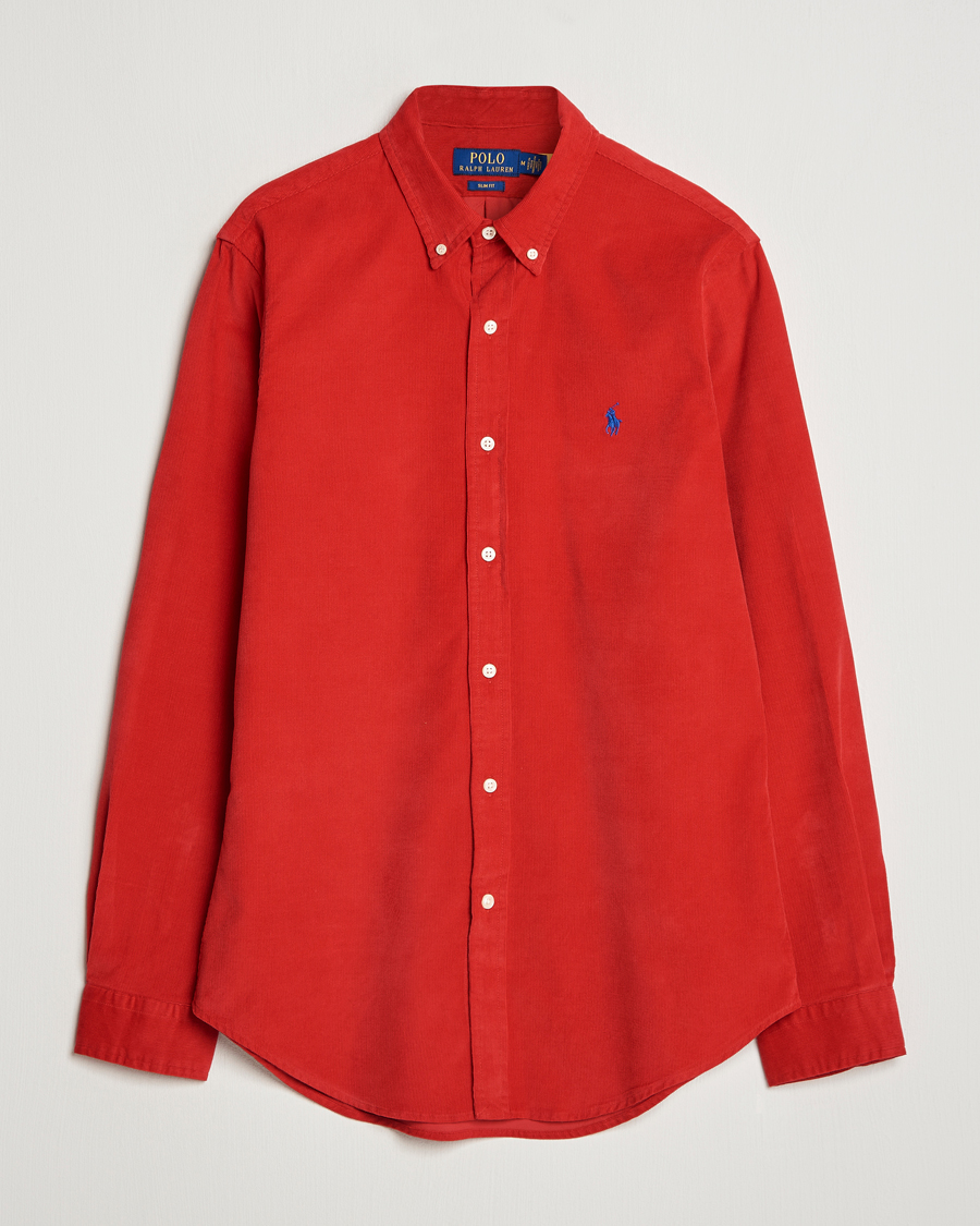 Homme | Chemises | Polo Ralph Lauren | Slim Fit Corduroy Shirt Martin Red