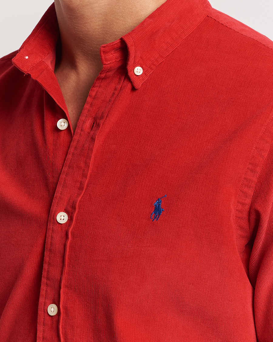 Homme | Chemises | Polo Ralph Lauren | Slim Fit Corduroy Shirt Martin Red
