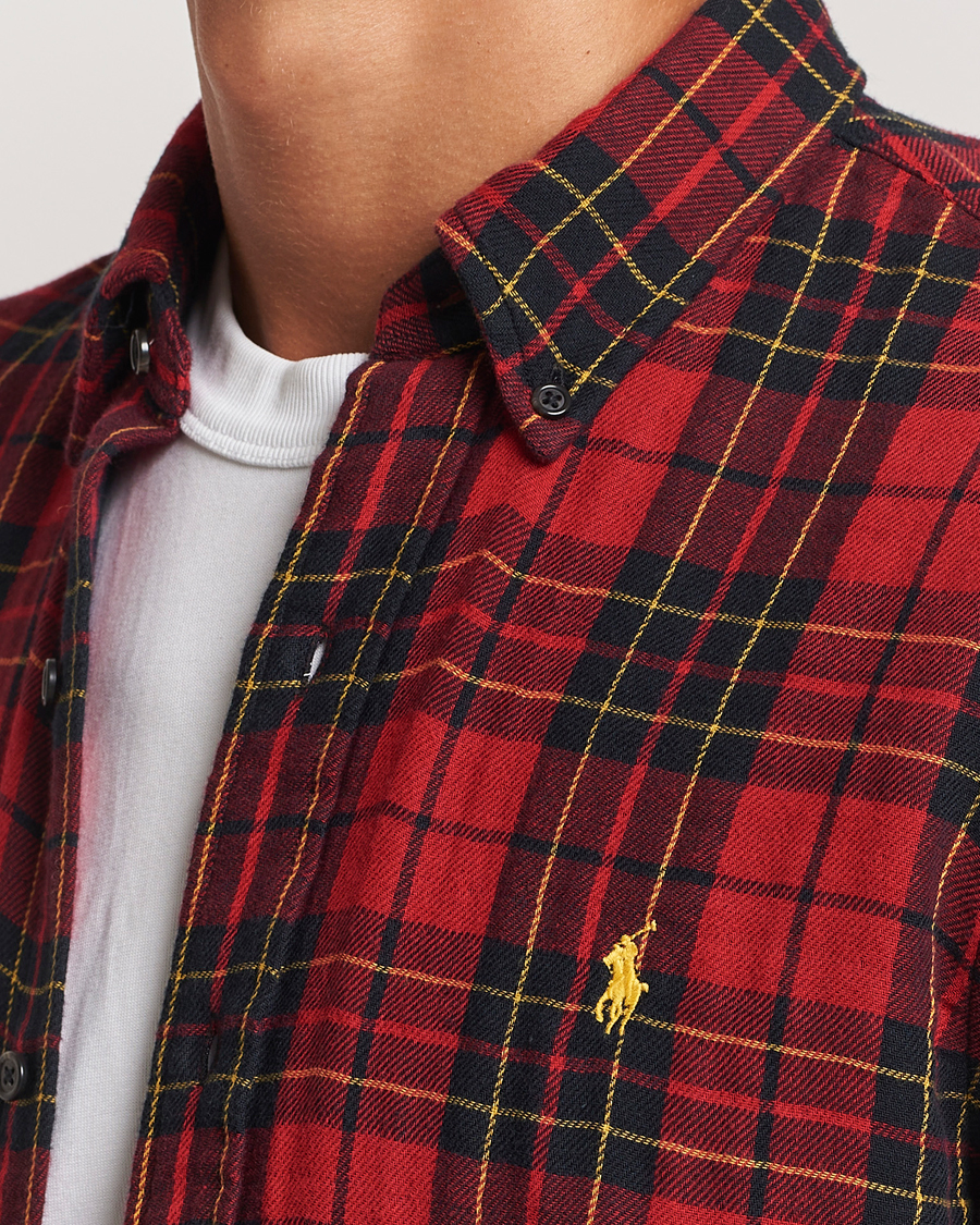 Homme | Chemises | Polo Ralph Lauren | Custom Fit Double Faced Checked Shirt Red/Black