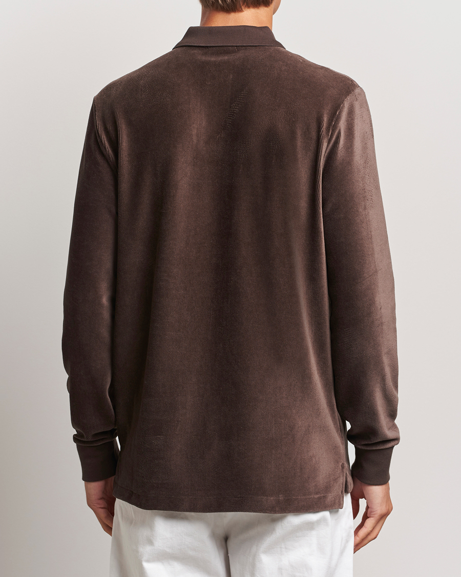 Homme | Pulls Et Tricots | Polo Ralph Lauren | Corduroy Long Sleeve Polo Circuit Brown