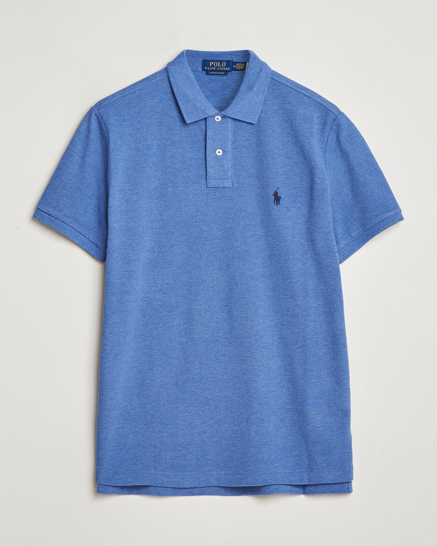 Homme | Polos | Polo Ralph Lauren | Custom Slim Fit Polo Faded Royal Heather