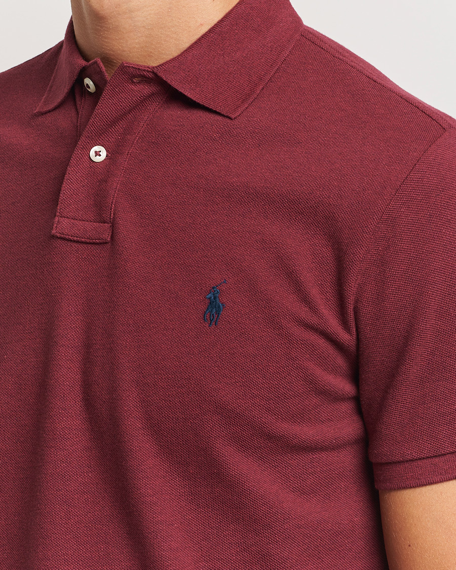 Homme | Polos | Polo Ralph Lauren | Custom Slim Fit Polo Vintage Port Heather
