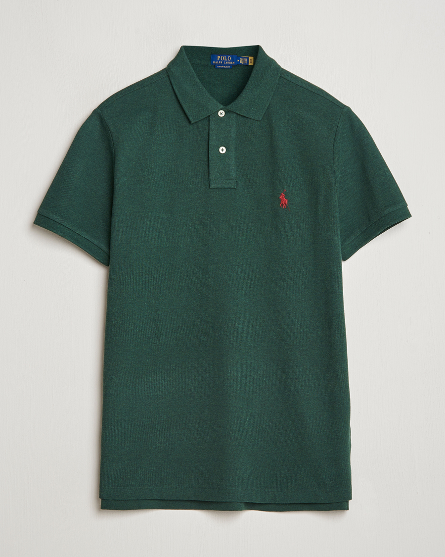 Homme | Polos | Polo Ralph Lauren | Custom Slim Fit Polo Scotch Pine Heather