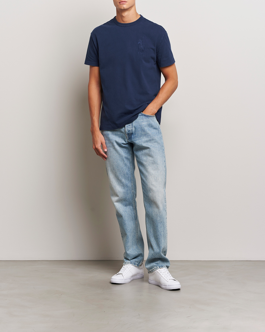 Homme | T-shirts | Polo Ralph Lauren | Tonal Polo Player Tee Cruise Navy