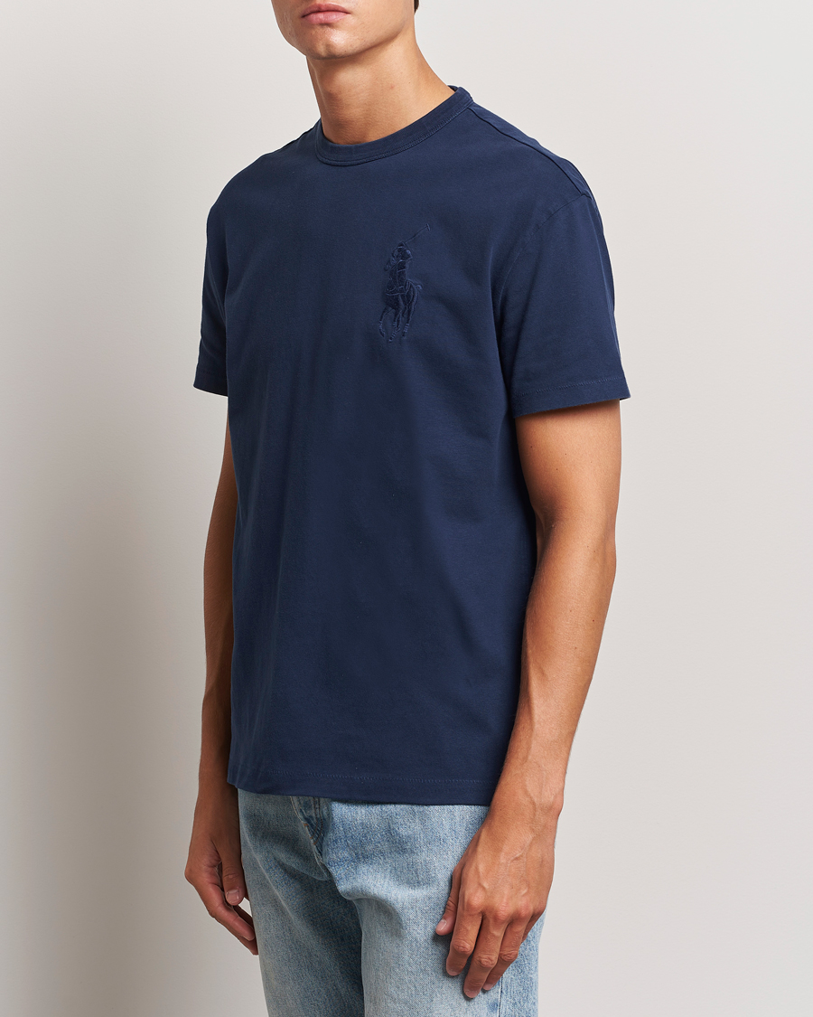 Homme | T-shirts | Polo Ralph Lauren | Tonal Polo Player Tee Cruise Navy
