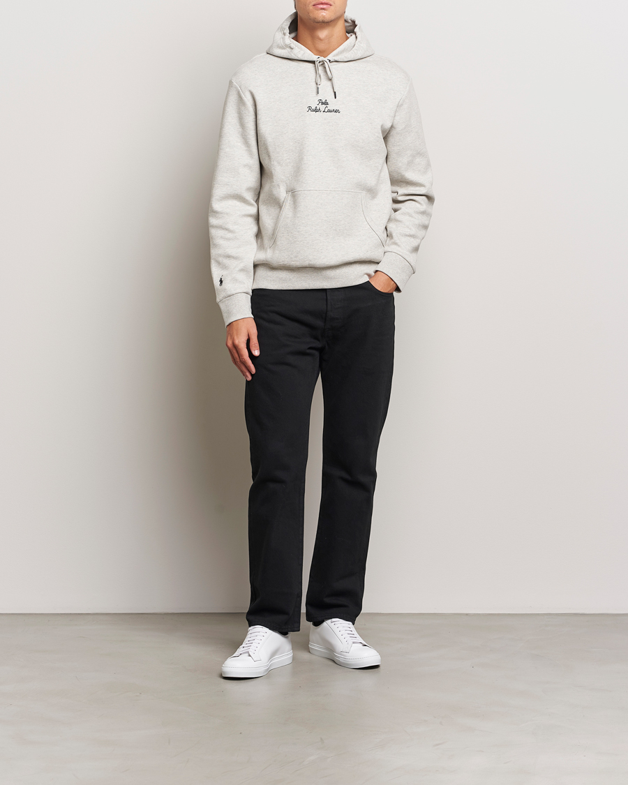 Homme | Pulls Et Tricots | Polo Ralph Lauren | Central Logo Hoodie Lt Sport Heather