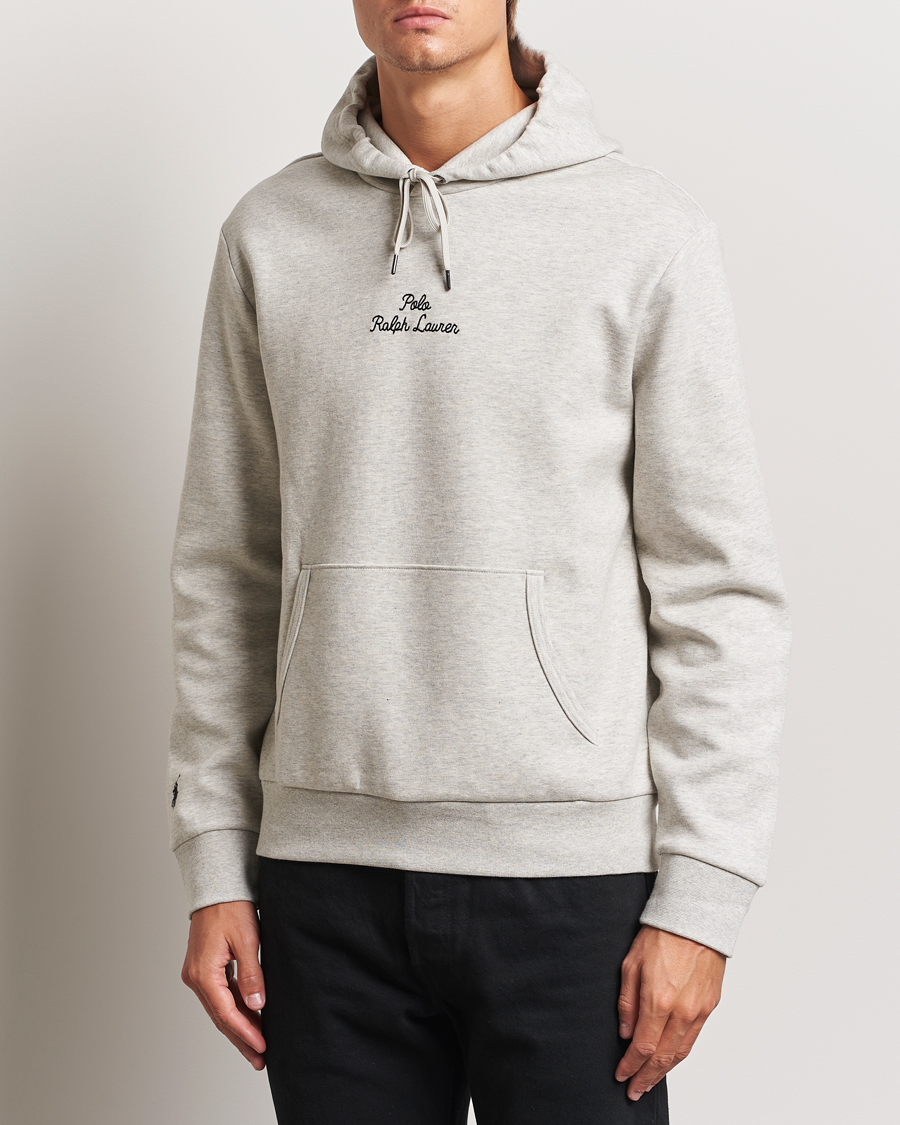 Homme | Pulls Et Tricots | Polo Ralph Lauren | Central Logo Hoodie Lt Sport Heather