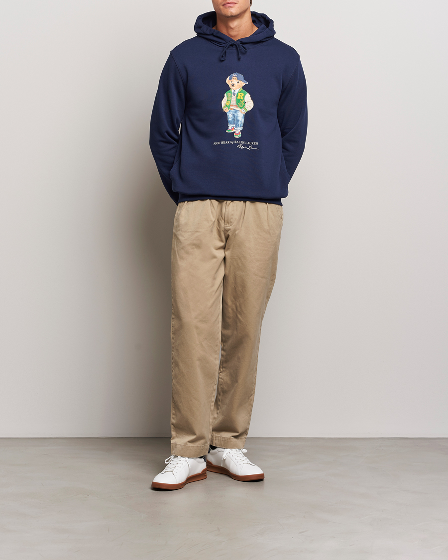 Homme | Pulls Et Tricots | Polo Ralph Lauren | Varsity Bear Hoodie Navy
