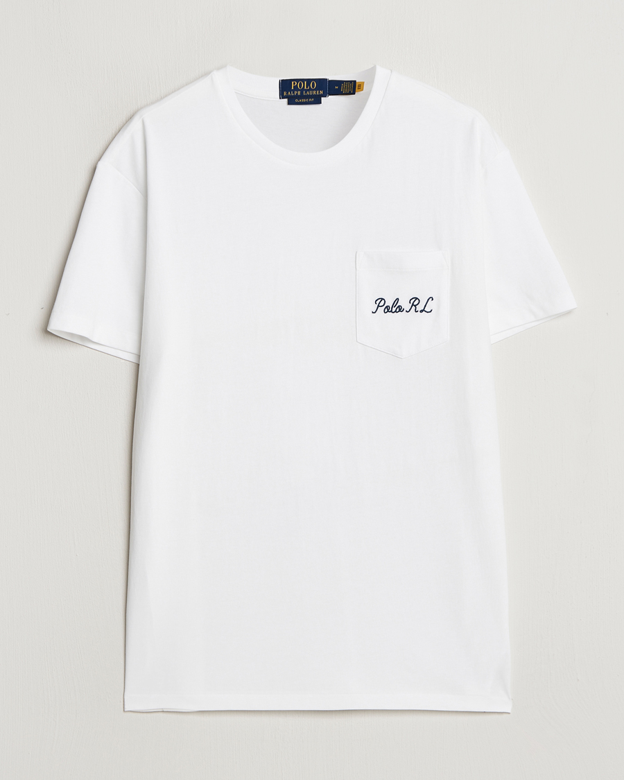 Homme | T-shirts | Polo Ralph Lauren | Pocket Tee White Varsity Bear