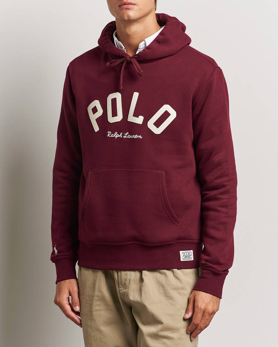Homme | Pulls Et Tricots | Polo Ralph Lauren | RL Varsity Fleece Hoodie Classic Wine