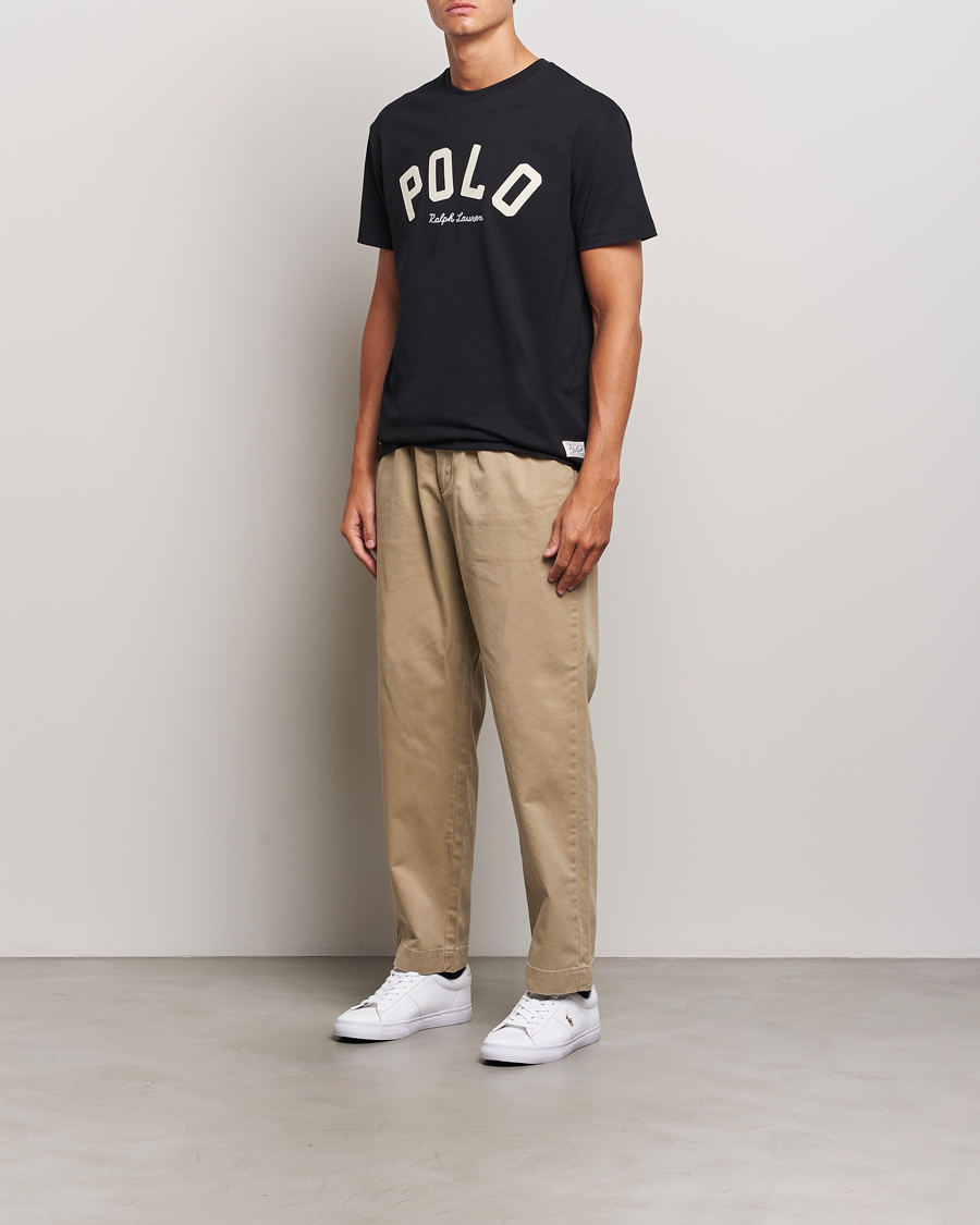 Homme | T-shirts | Polo Ralph Lauren | RL Varsity Tee Polo Black