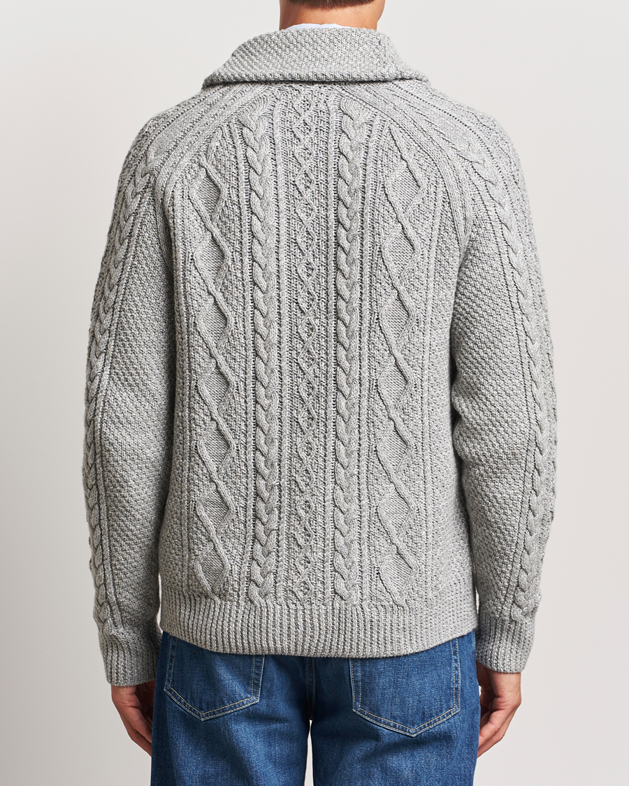 Homme | Pulls Et Tricots | Polo Ralph Lauren | Cotton Shawl Cardigan Grey Combo