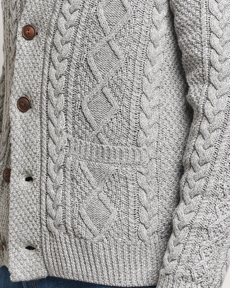 Homme | Pulls Et Tricots | Polo Ralph Lauren | Cotton Shawl Cardigan Grey Combo