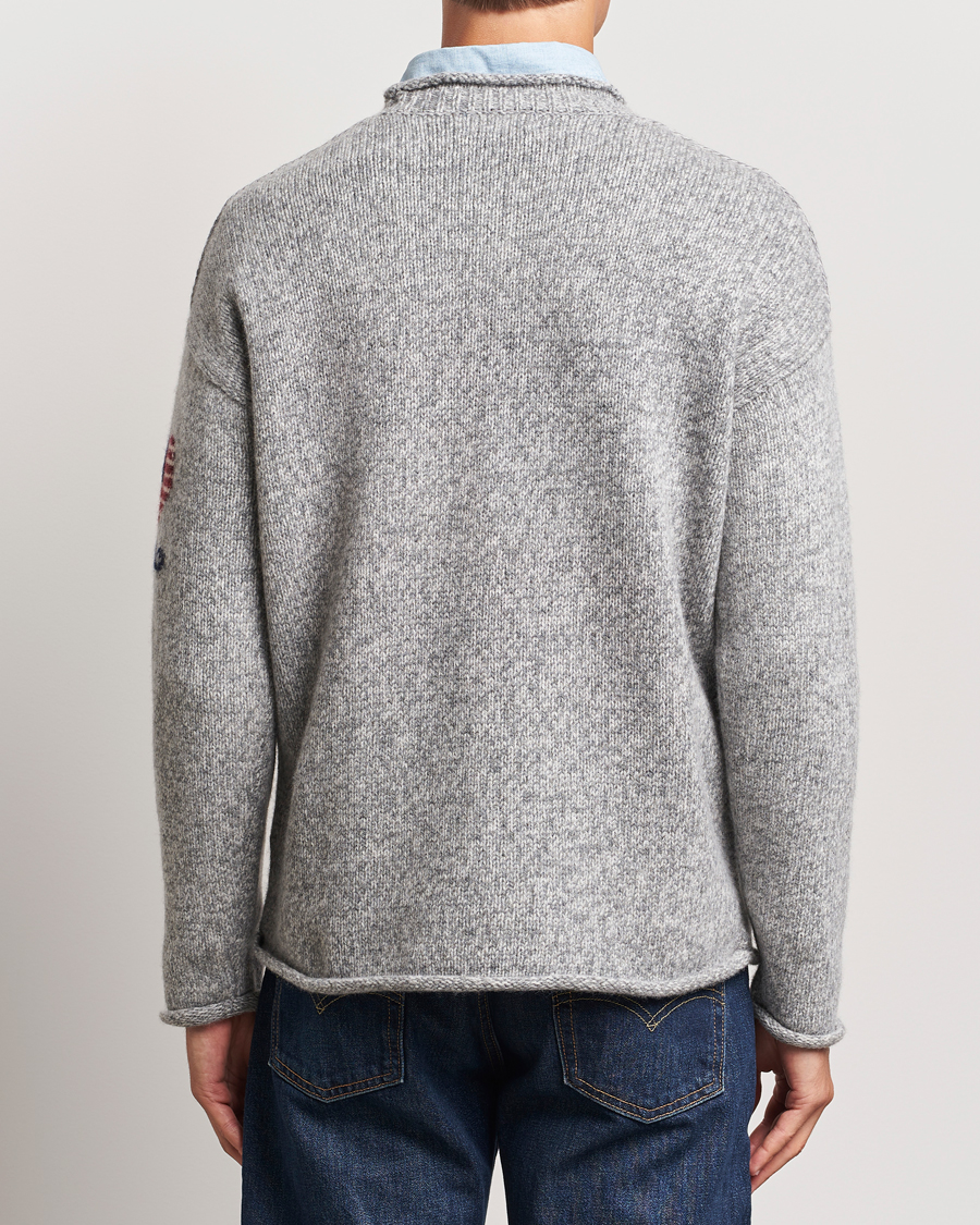 Homme | Pulls Et Tricots | Polo Ralph Lauren | Wool Flag Sweater Grey Combo