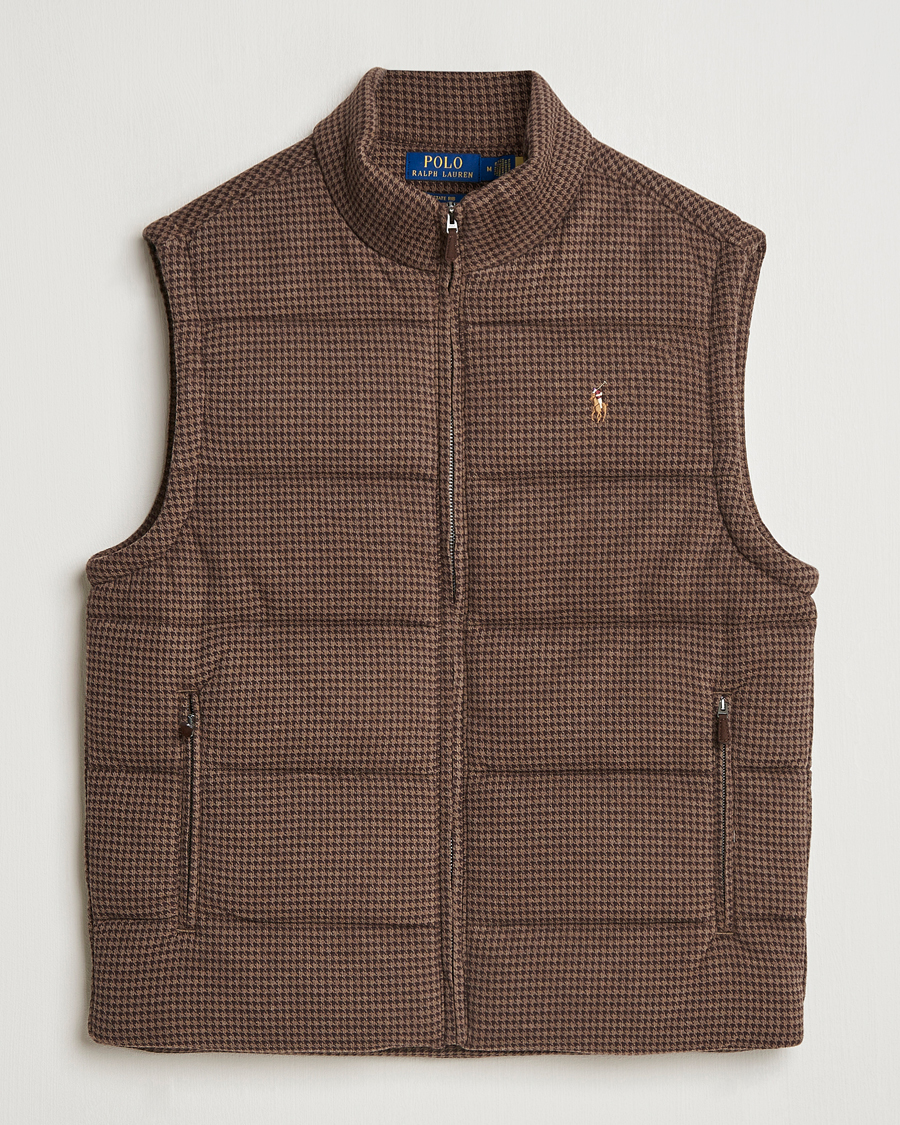 Homme | Manteaux Et Vestes | Polo Ralph Lauren | Quilted Vest Cedar Heather Dogtooth