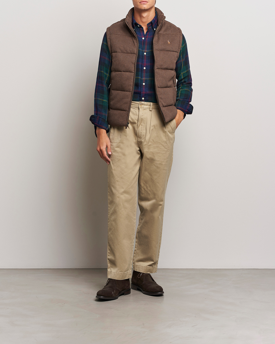 Homme | Manteaux Et Vestes | Polo Ralph Lauren | Quilted Vest Cedar Heather Dogtooth