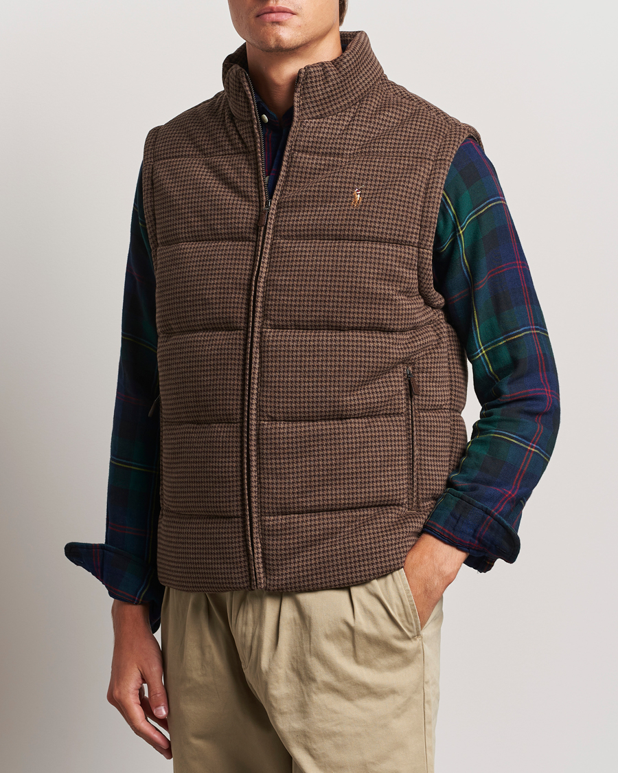 Homme | Manteaux Et Vestes | Polo Ralph Lauren | Quilted Vest Cedar Heather Dogtooth