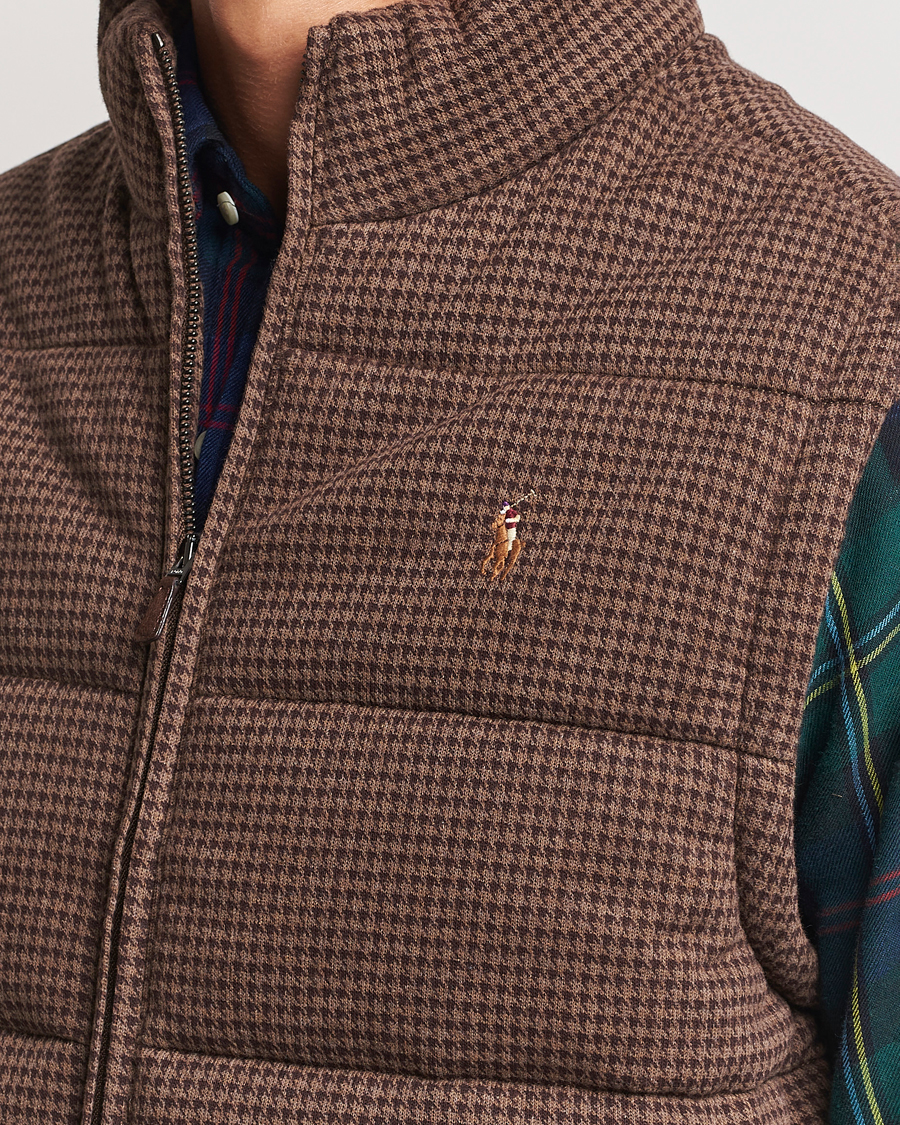 Homme | Manteaux Et Vestes | Polo Ralph Lauren | Quilted Vest Cedar Heather Dogtooth