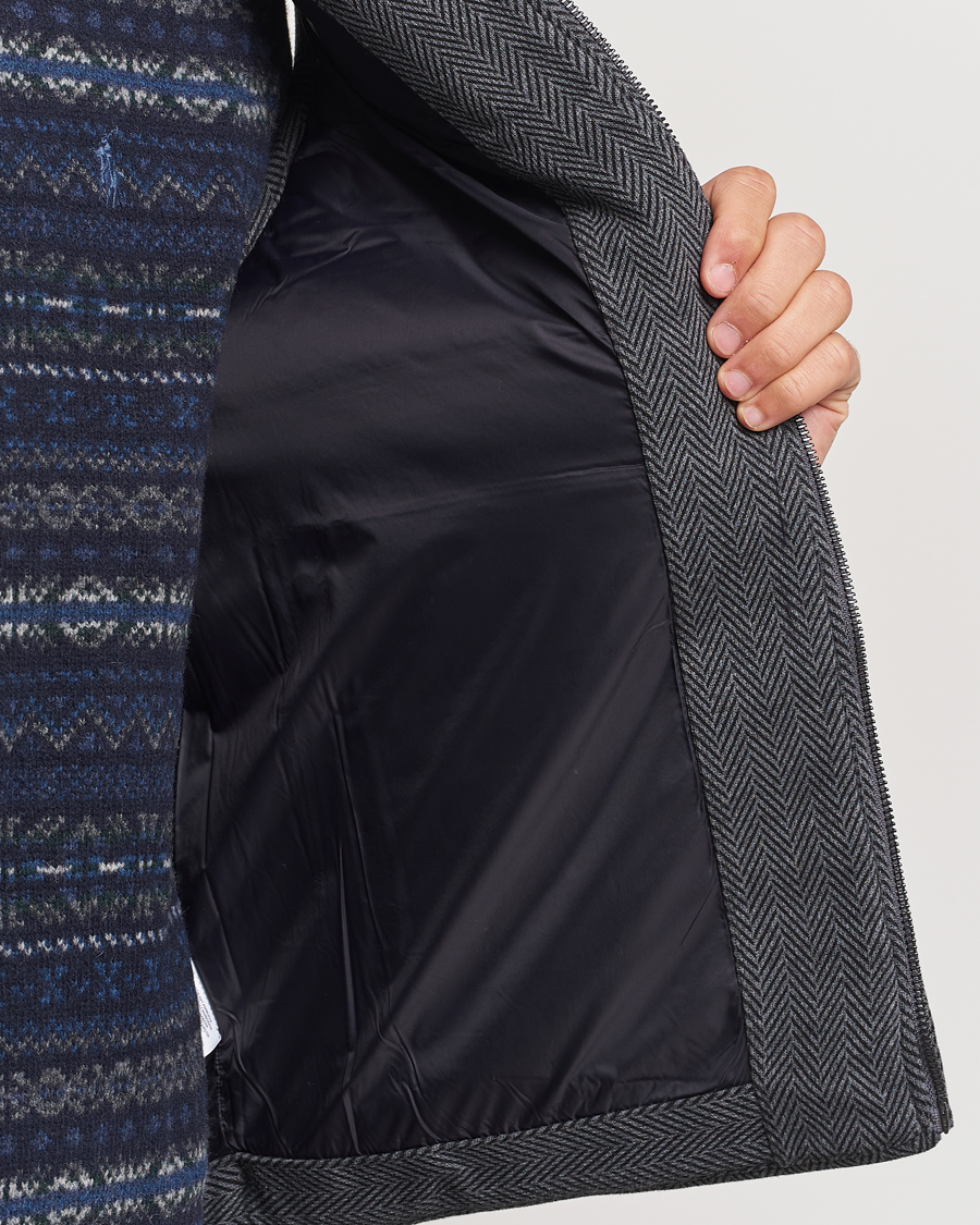 Homme | Manteaux Et Vestes | Polo Ralph Lauren | Quilted Vest Stadium Grey Heather Herringbone