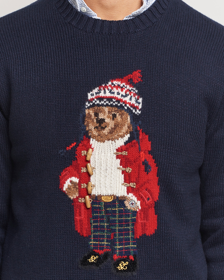 Homme | Pulls Et Tricots | Polo Ralph Lauren | Holiday Bear Sweater RL Navy