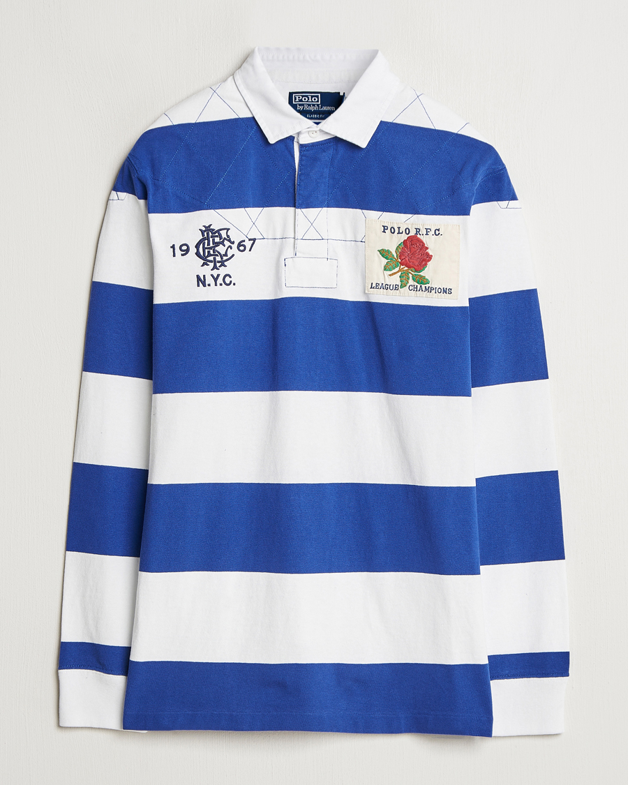 Homme | Pulls Et Tricots | Polo Ralph Lauren | Rugby Patch Deckwash White/Active Blue