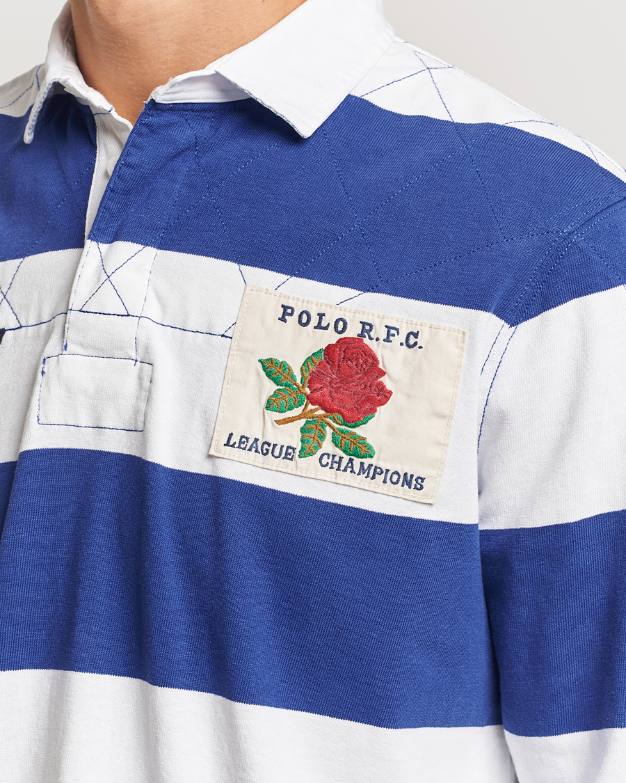 Homme | Pulls Et Tricots | Polo Ralph Lauren | Rugby Patch Deckwash White/Active Blue