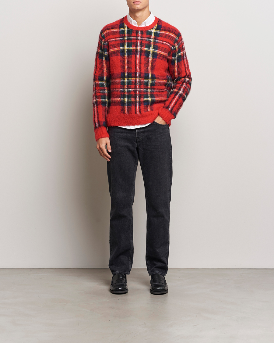 Homme | Pulls Et Tricots | Polo Ralph Lauren | Plaid Wool Sweater Red Combo