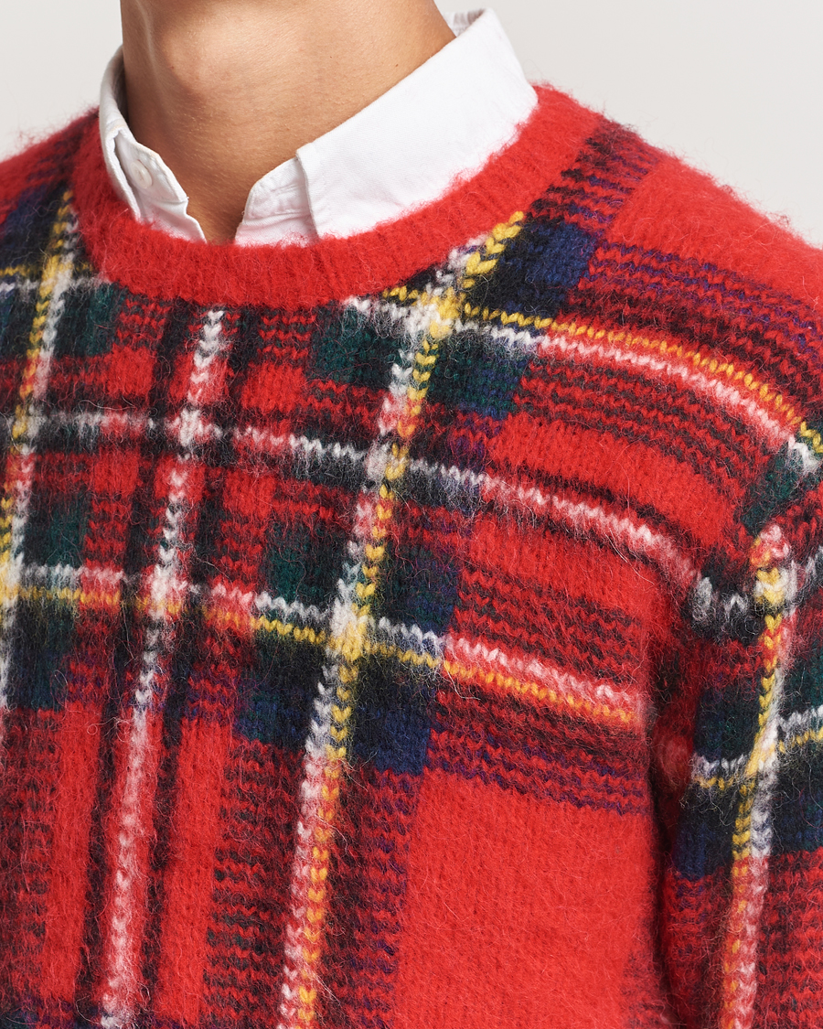 Homme | Pulls Et Tricots | Polo Ralph Lauren | Plaid Wool Sweater Red Combo