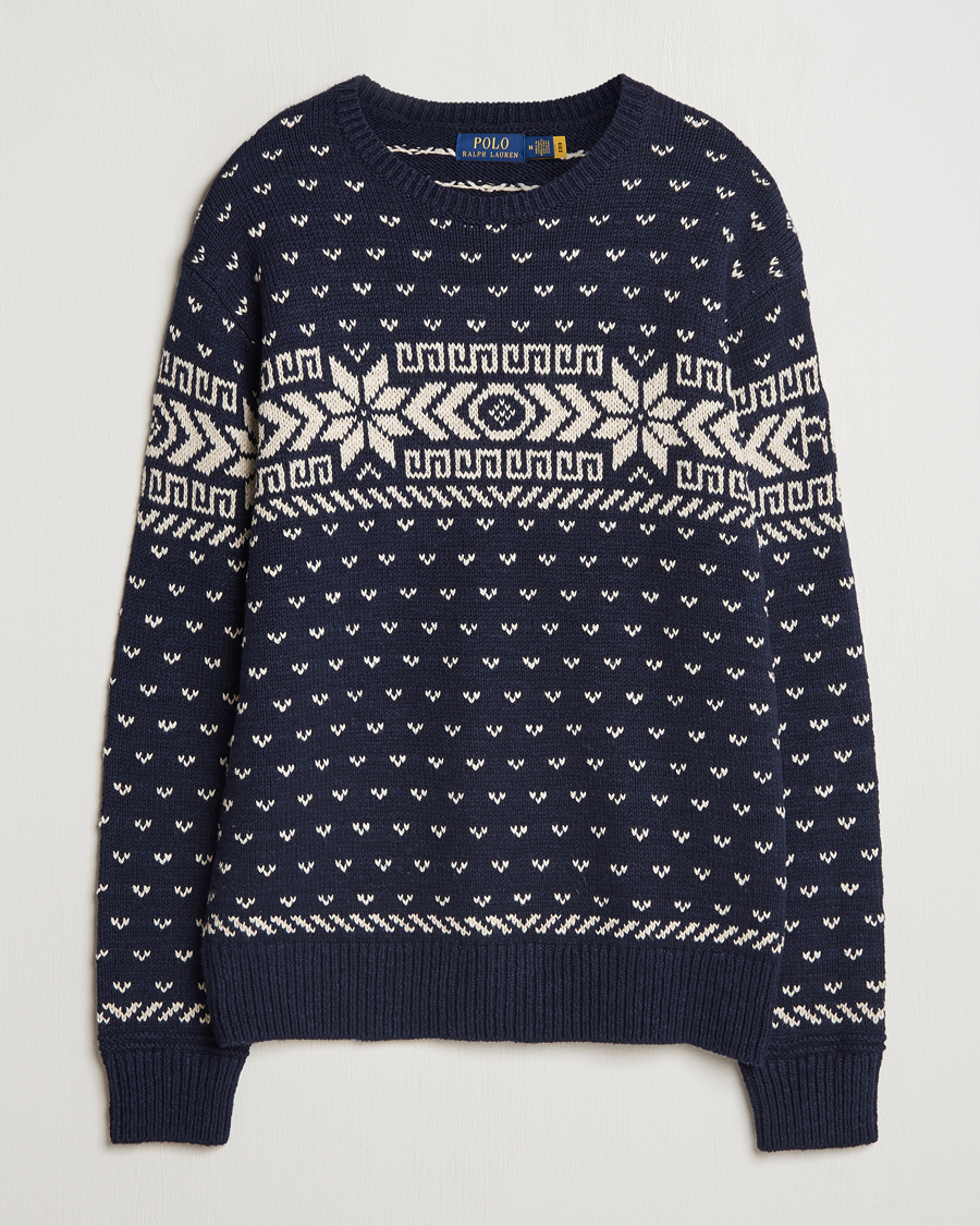 Homme | Pulls Et Tricots | Polo Ralph Lauren | Cotton/Cashmere Crew Neck Navy Combo