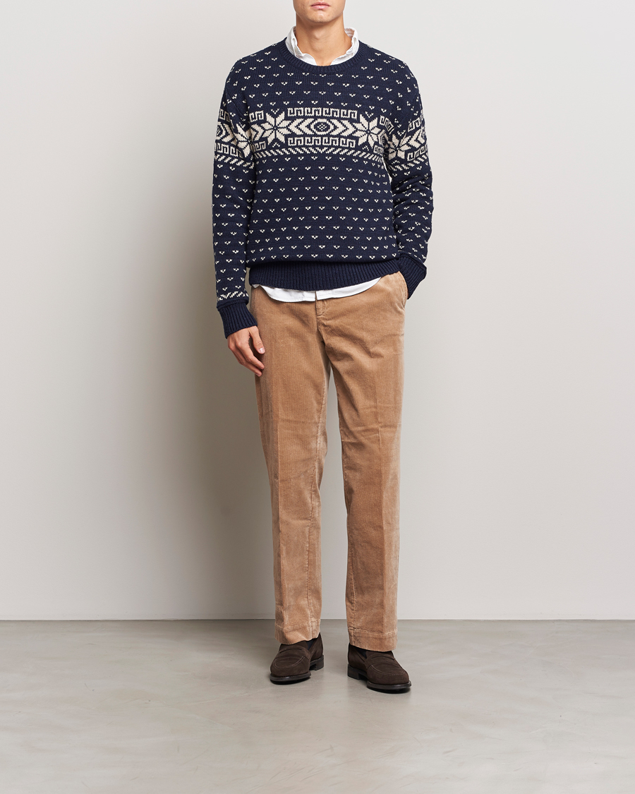 Homme | Pulls Et Tricots | Polo Ralph Lauren | Cotton/Cashmere Crew Neck Navy Combo