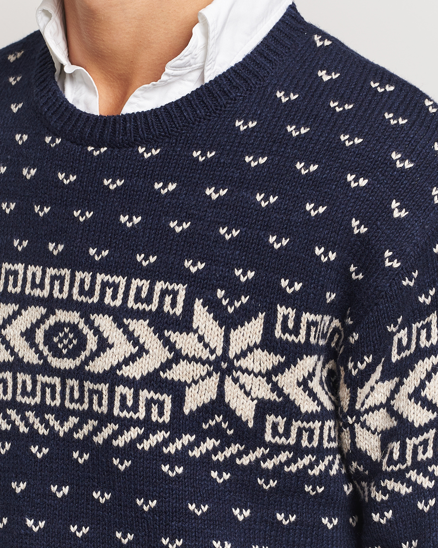 Homme | Pulls Et Tricots | Polo Ralph Lauren | Cotton/Cashmere Crew Neck Navy Combo