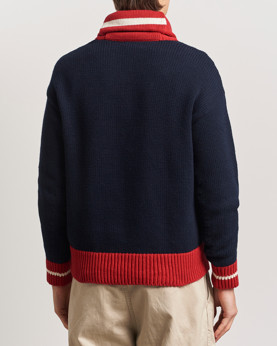 Homme | Pulls Et Tricots | Polo Ralph Lauren | Cotton Shawl Pullover Navy Combo