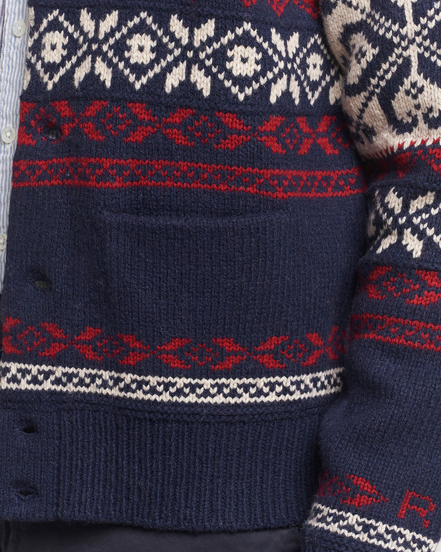 Homme | Pulls Et Tricots | Polo Ralph Lauren | Wool Blend Cardigan Navy Combo