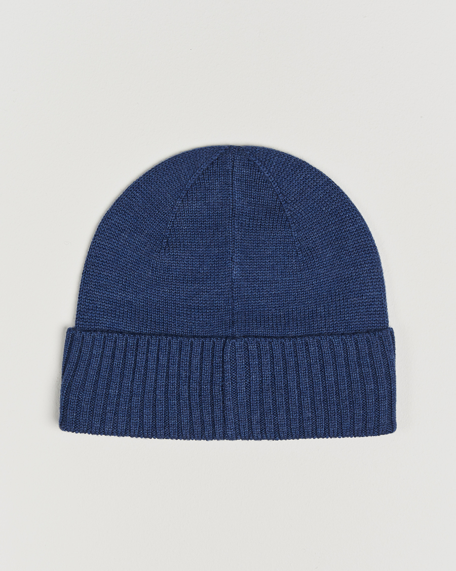 Homme | Polo Ralph Lauren Merino Beanie Rustic Navy Heather | Polo Ralph Lauren | Merino Beanie Rustic Navy Heather