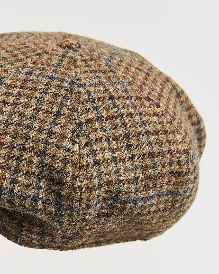 Homme | Polo Ralph Lauren Newsboy Herringbone Cap Sage/Tan | Polo Ralph Lauren | Newsboy Herringbone Cap Sage/Tan