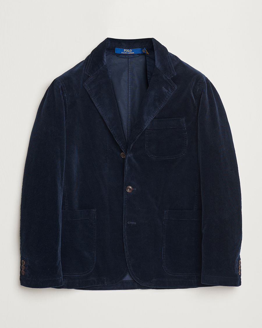 Homme | Blazers | Polo Ralph Lauren | Corduroy Stretch Blazer Aviator Navy