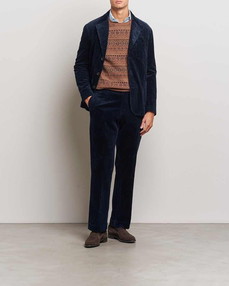 Homme | Blazers | Polo Ralph Lauren | Corduroy Stretch Blazer Aviator Navy