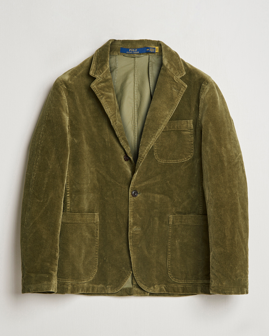 Homme | Blazers | Polo Ralph Lauren | Corduroy Stretch Blazer Country Olive