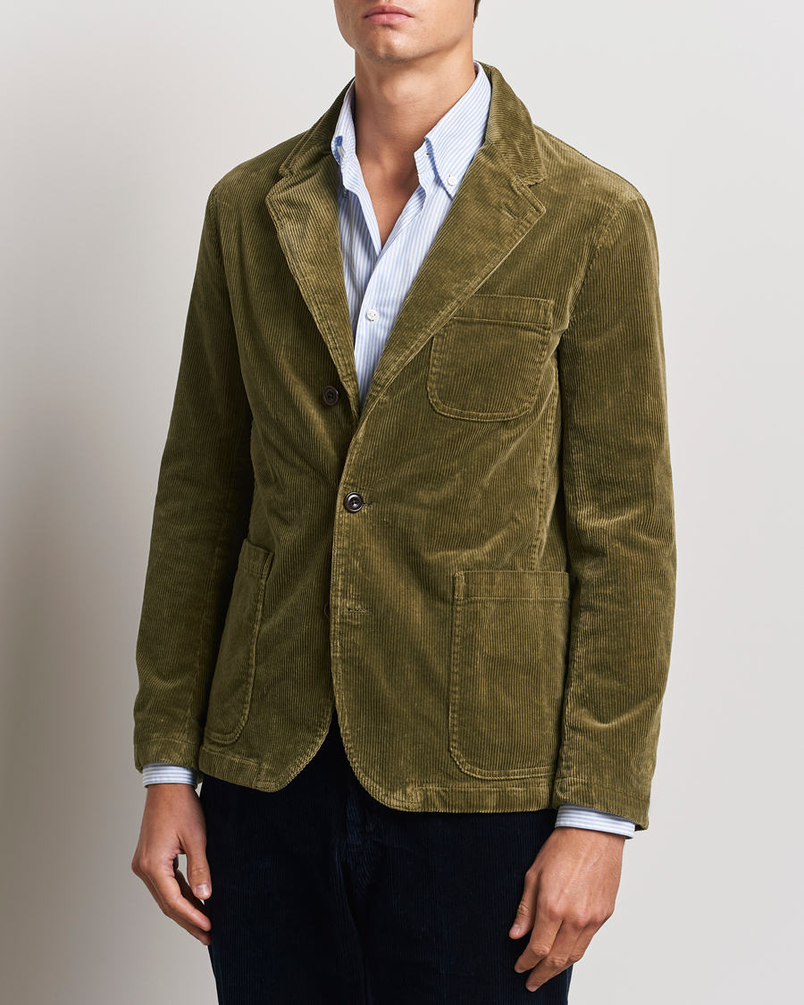 Homme | Blazers | Polo Ralph Lauren | Corduroy Stretch Blazer Country Olive