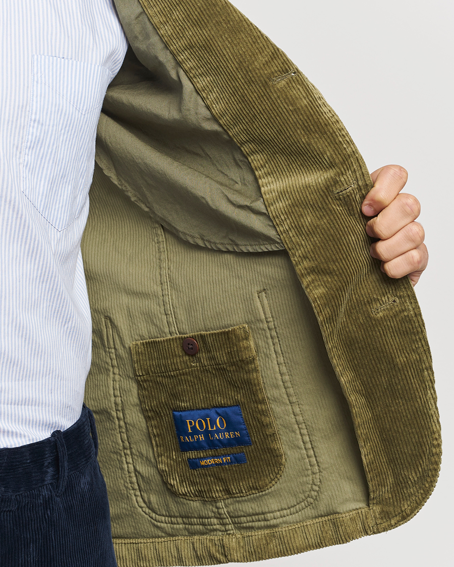 Homme | Blazers | Polo Ralph Lauren | Corduroy Stretch Blazer Country Olive
