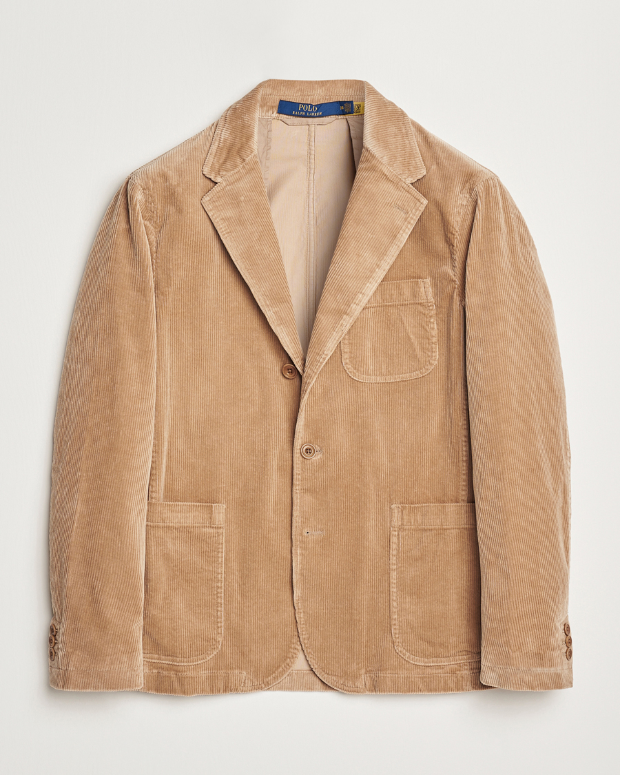 Homme | Blazers | Polo Ralph Lauren | Corduroy Stretch Blazer Hazelnut