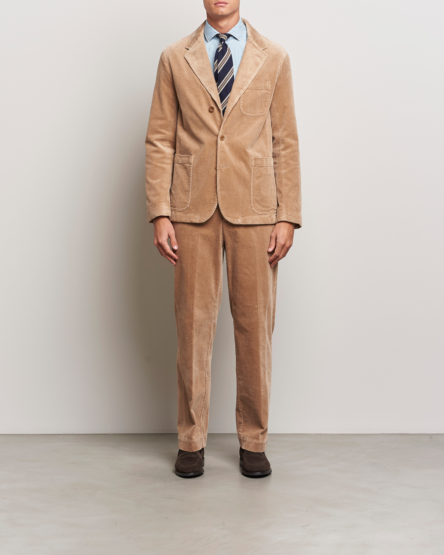 Homme | Blazers | Polo Ralph Lauren | Corduroy Stretch Blazer Hazelnut