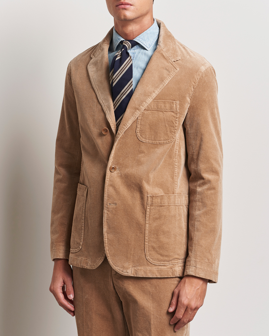 Homme | Blazers | Polo Ralph Lauren | Corduroy Stretch Blazer Hazelnut