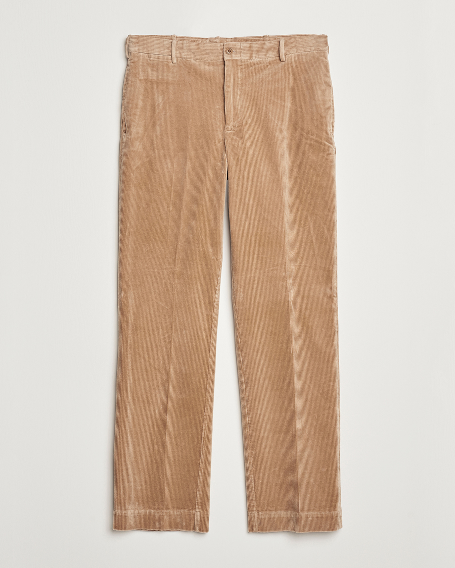 Homme | Pantalons | Polo Ralph Lauren | Corduroy Pleated Trousers Hazelnut