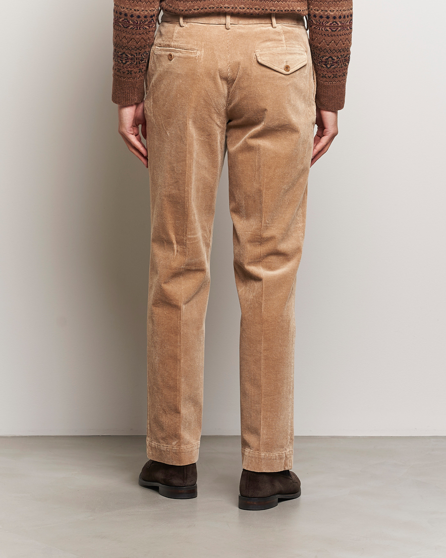 Homme | Pantalons | Polo Ralph Lauren | Corduroy Pleated Trousers Hazelnut