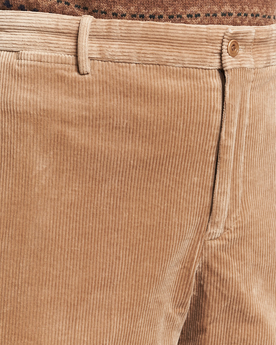Homme | Pantalons | Polo Ralph Lauren | Corduroy Pleated Trousers Hazelnut