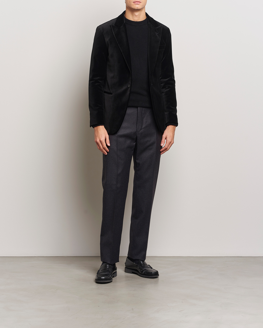 Homme | Blazers | Polo Ralph Lauren | Velvet Blazer Black