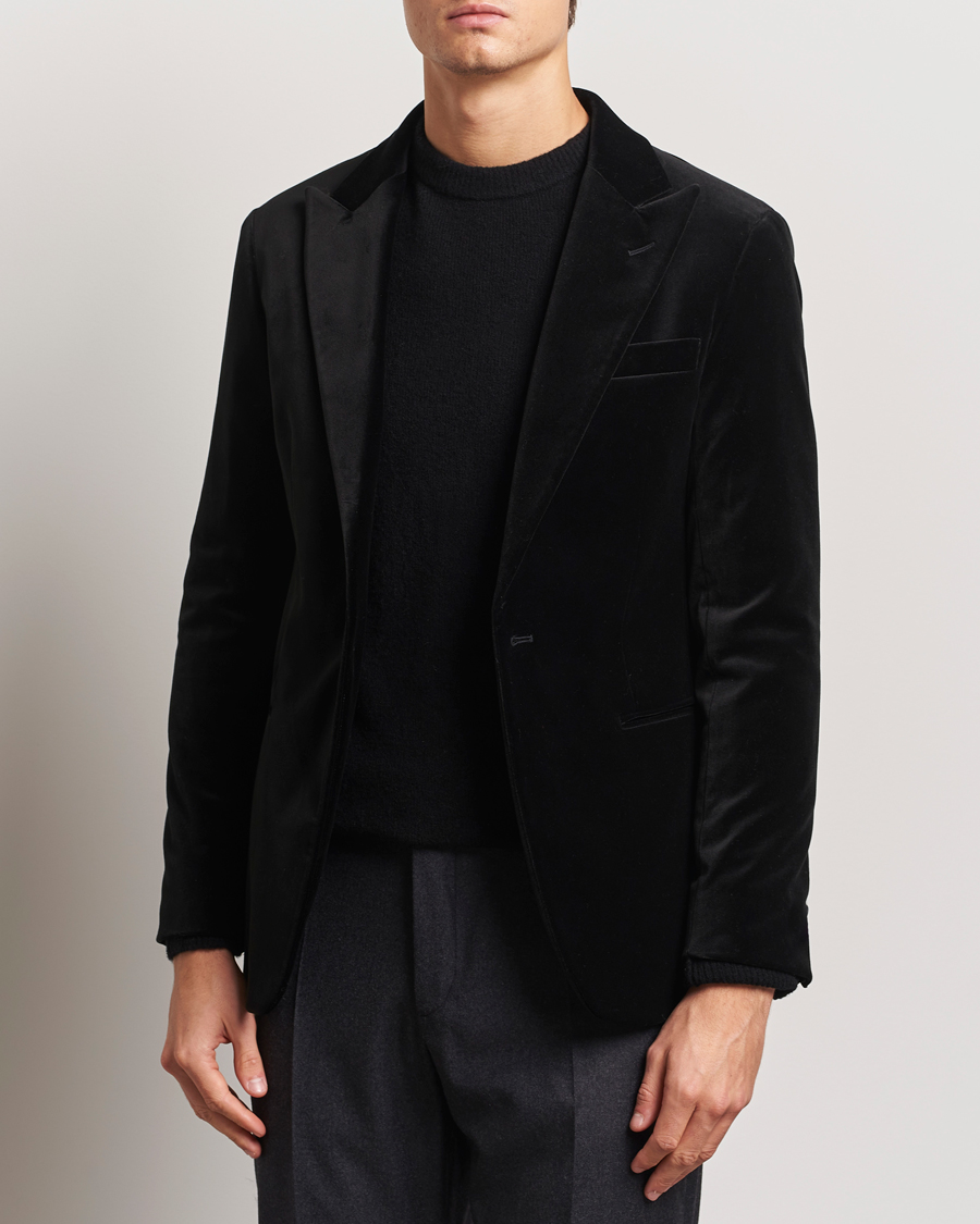 Homme | Blazers | Polo Ralph Lauren | Velvet Blazer Black