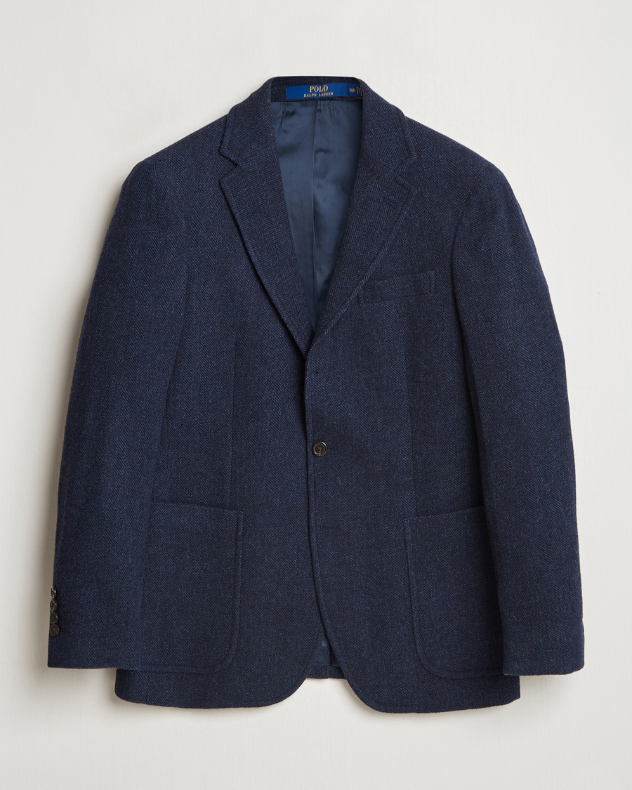 Homme | Blazers | Polo Ralph Lauren | Broken Herringbone Sportcoat Navy Multi